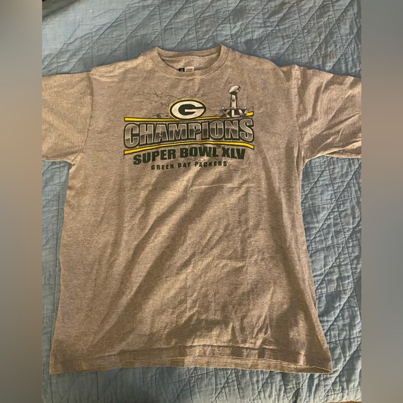 Greenbay packet 2011 Super Bowl T-shirt L - Picture 1 of 4